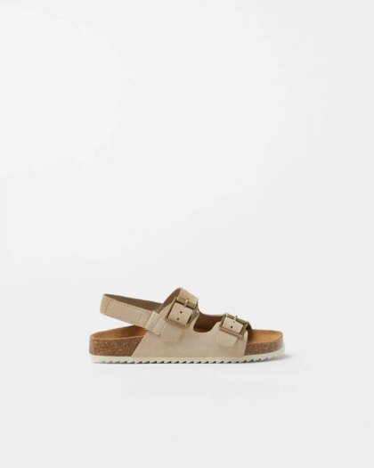 Buckled Leather Sandals