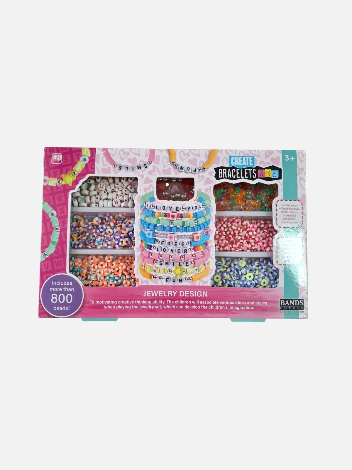 DIY Bracelet & Jewelry Design Kit (800+ Beads)