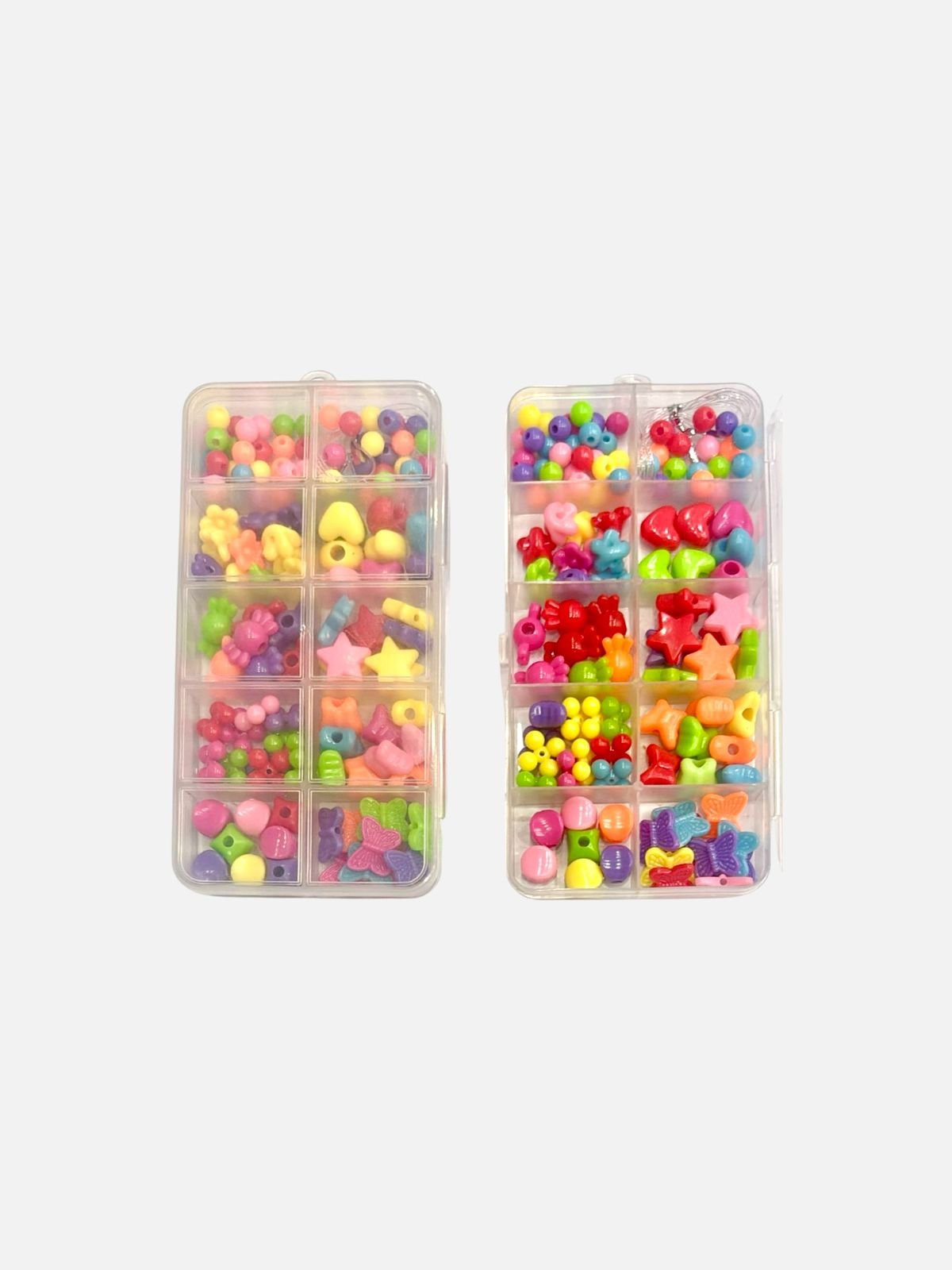 Multicolor Candy Shapes & Star Beads Set for Jewelry Making & DIY Crafts