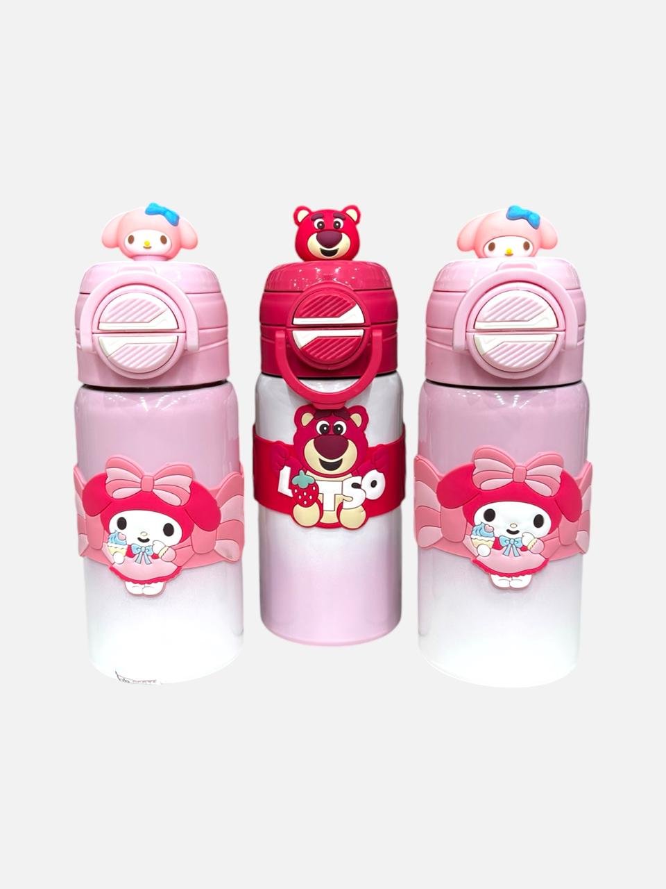 Kids' Cartoon Character Water Bottle – Assorted Designs