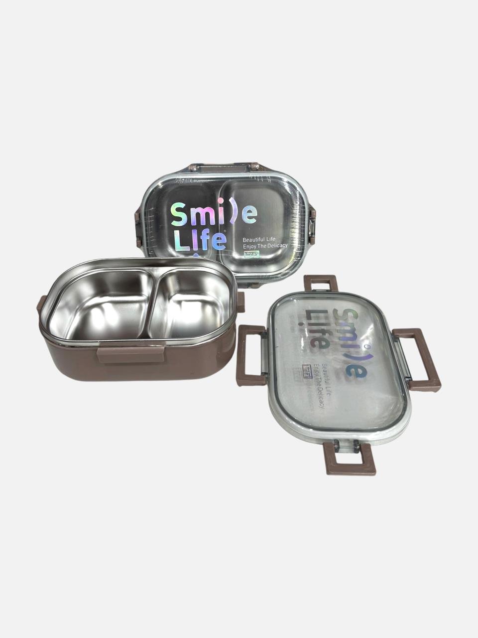 Smile Life High-Quality Stainless-Steel Lunch Box