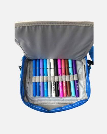 24 Colors Acrylic Paint Markers Set with Shoulder Bag