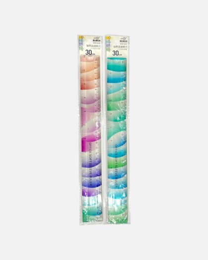 30cm Gradient Color Flexible Soft Ruler (12 Inch)
