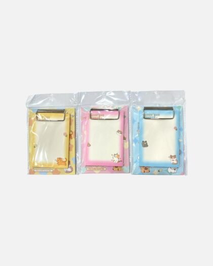 Cute Sweet Pet Mini Clipboard Notepad Set
