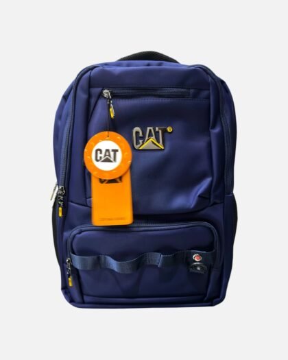 Premium CAT 24" Large Capacity Navy Blue Backpack with Multi-Pockets