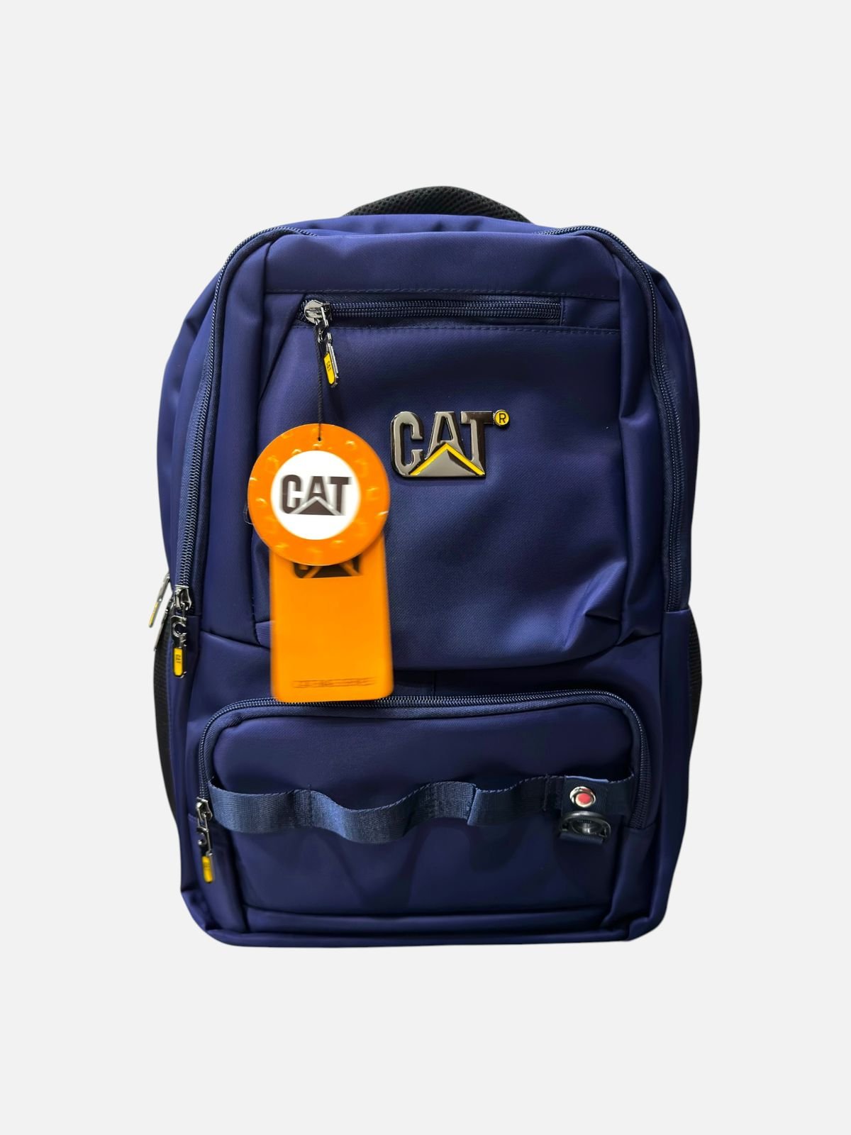 Premium CAT 24" Large Capacity Navy Blue Backpack with Multi-Pockets