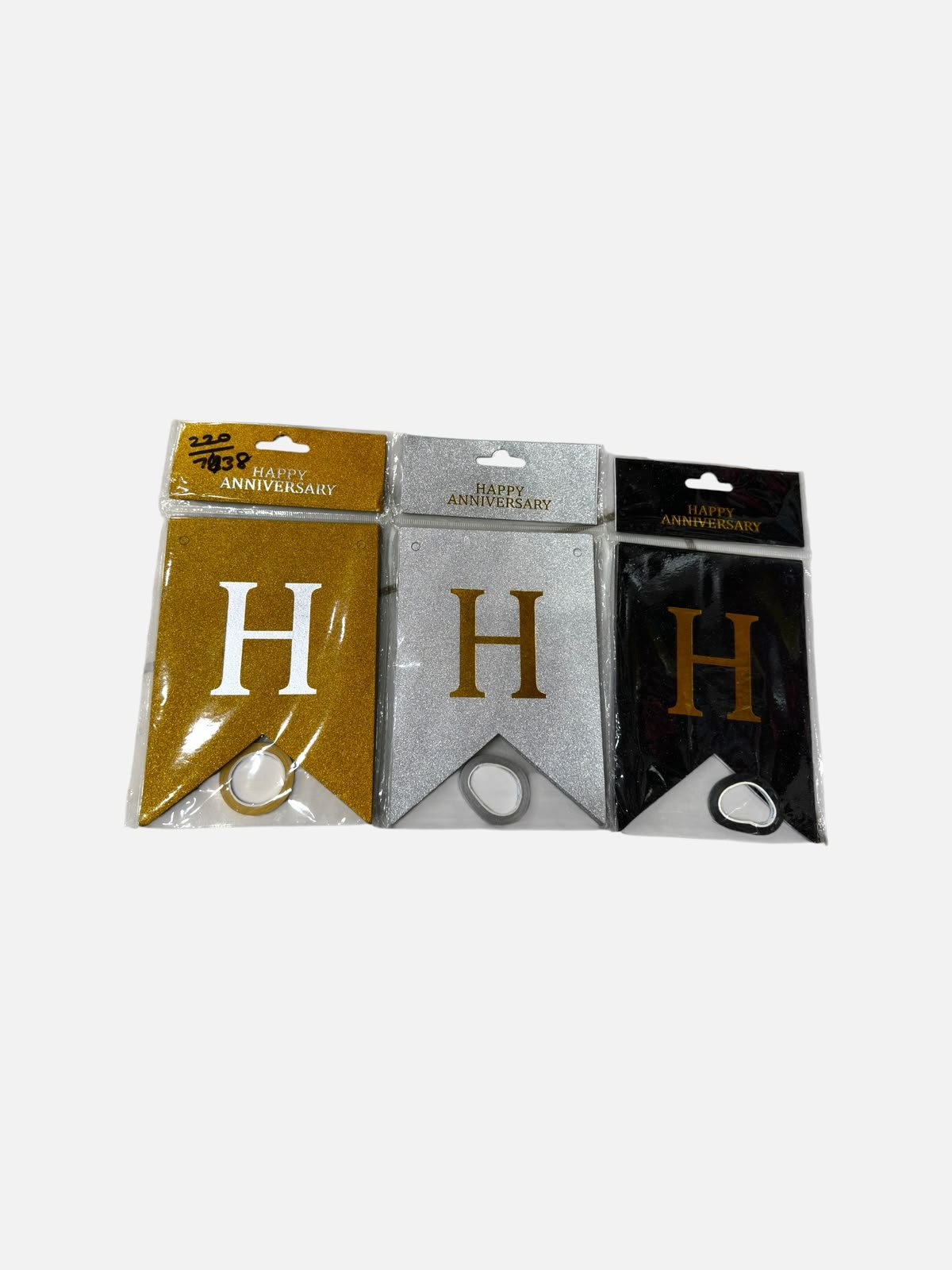 Glitter Happy Anniversary Wall Hanging Banner