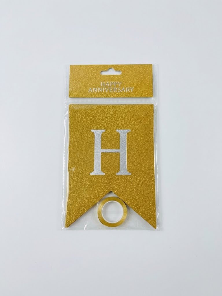 Glitter Happy Anniversary Wall Hanging Banner - Image 4