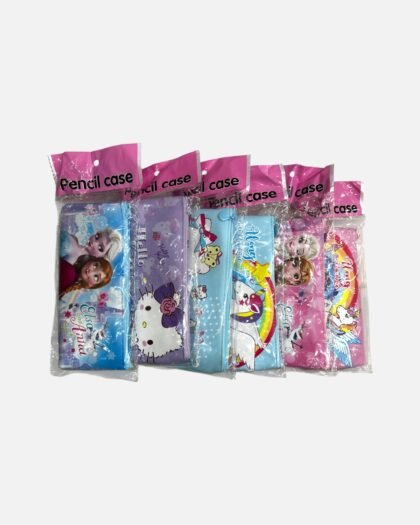 Printed Zipper Pencil Case Pouch for Kids