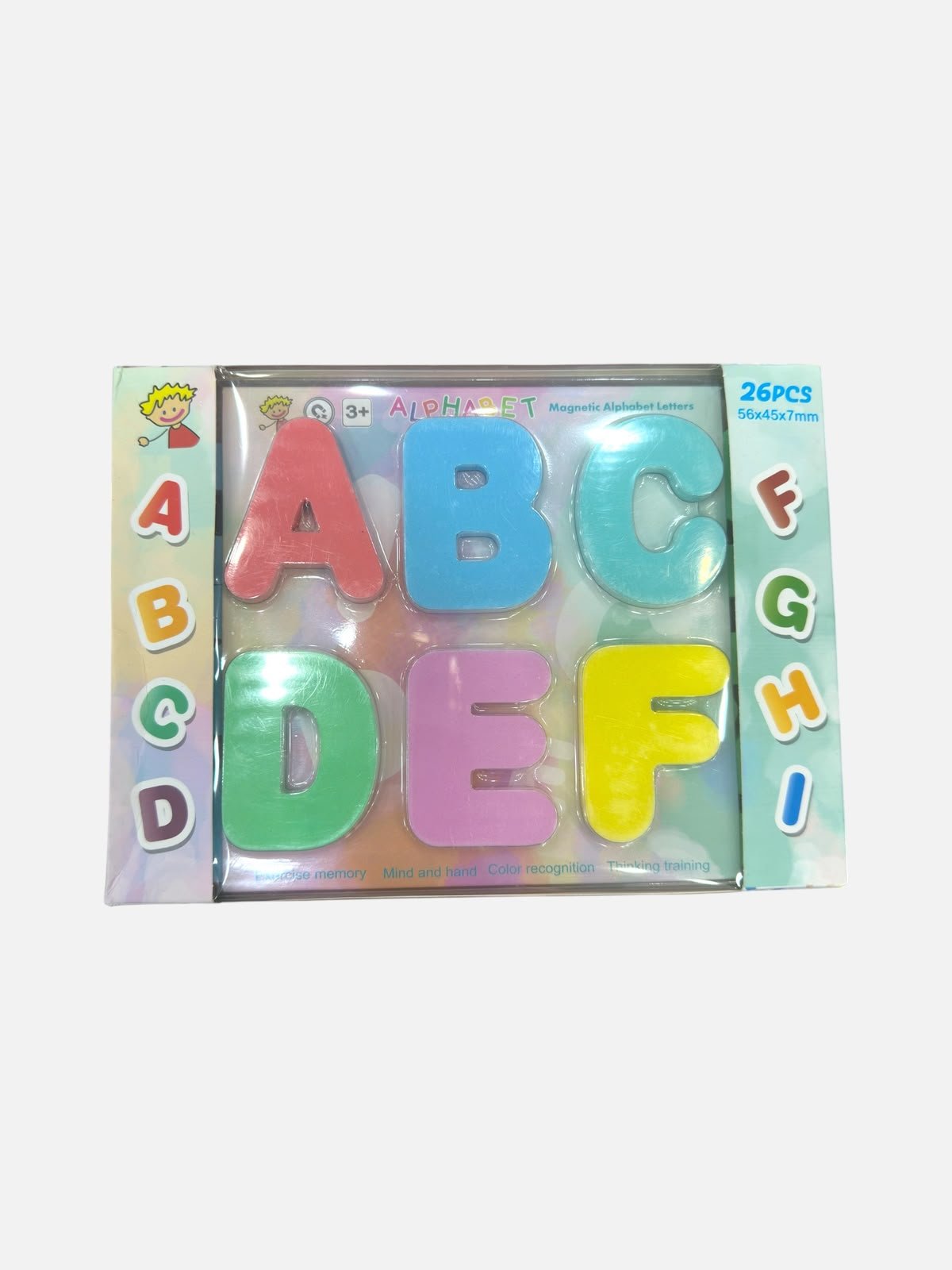 Large Magnetic Alphabet Letters & Numbers Early Learning Educational Toy Pack - Image 3