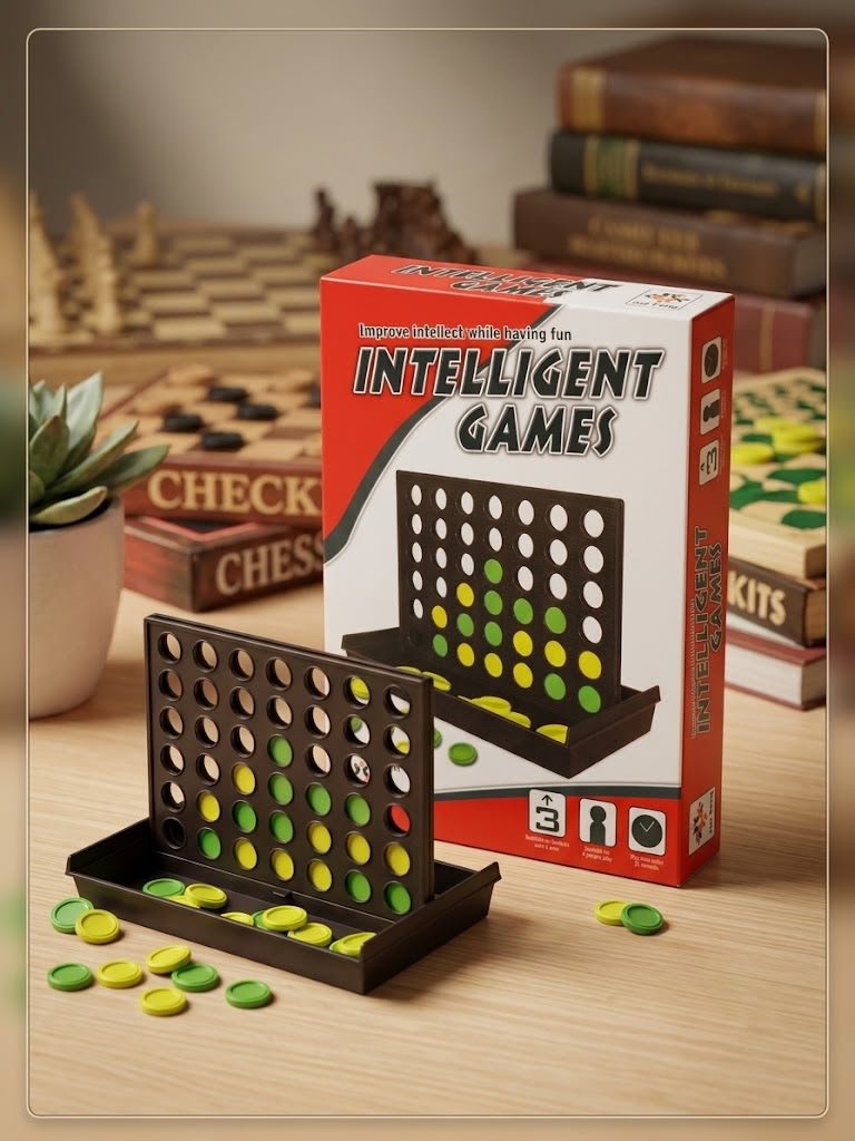 4-in-a-Row Line Up Game – Mind & Strategy Board Game - Image 2